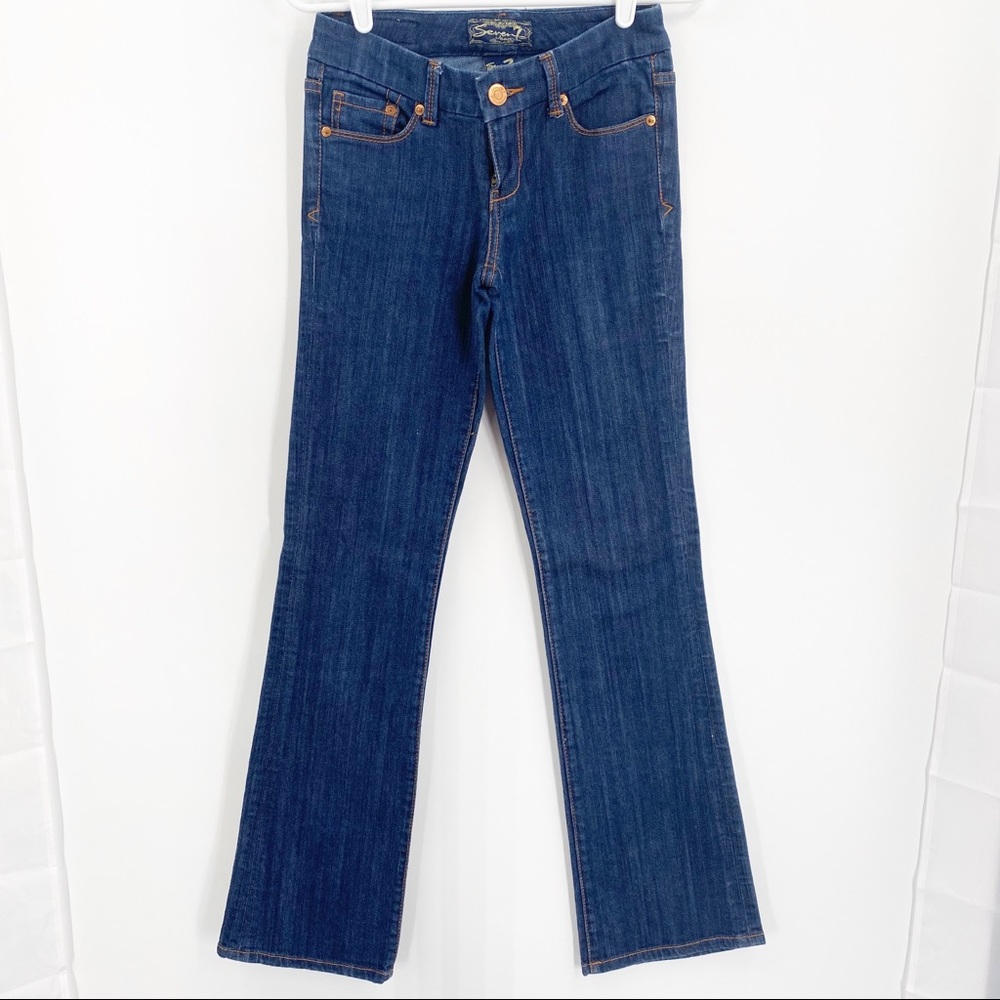 Seven7 Jeans Boot Cut Size 25 Dark Wash
